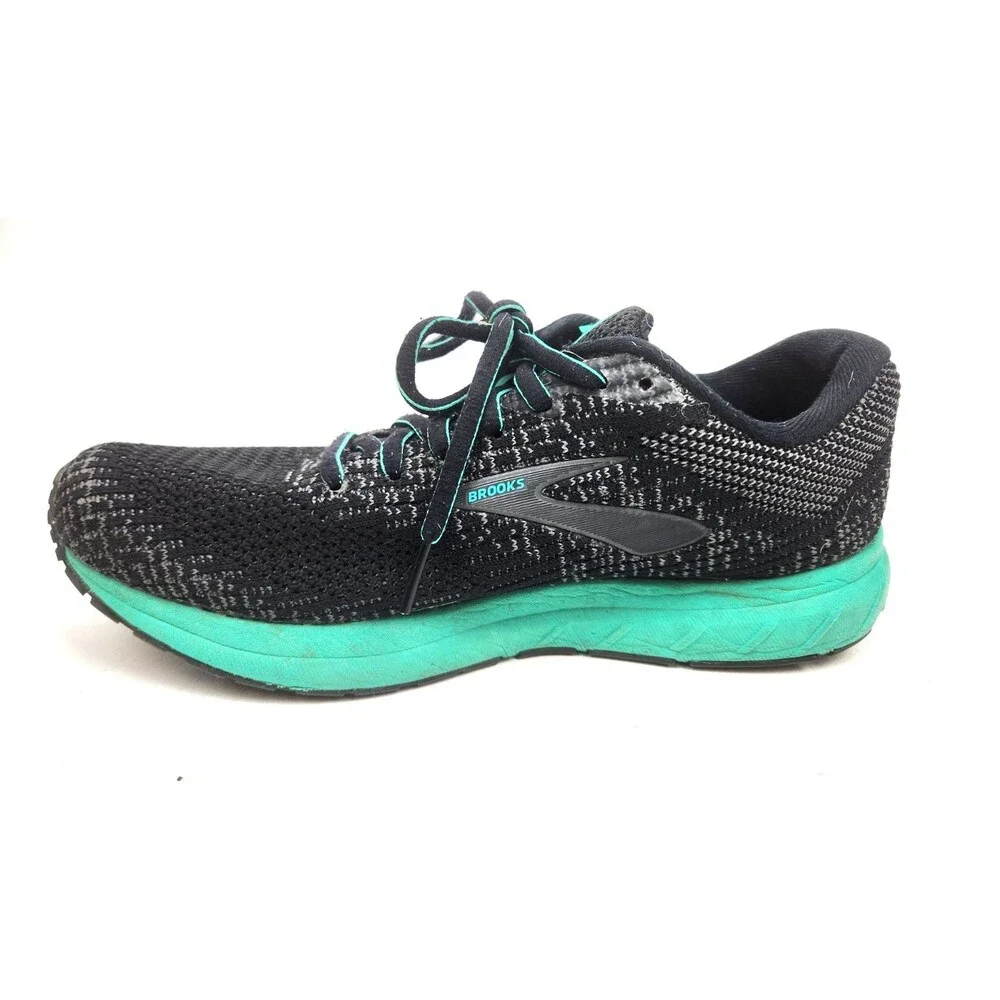 Brooks Revel 3 Running Shoes Women’s Size 8.5 Black and Green